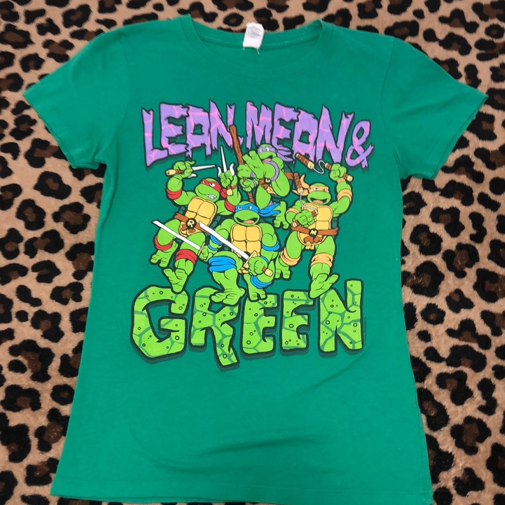 Teenage Mutant Ninja Turtles lean mean and Green Junior‘s shirt size small